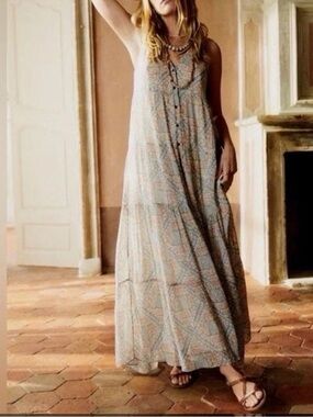 Sezane Sleeveless Maxi Dress